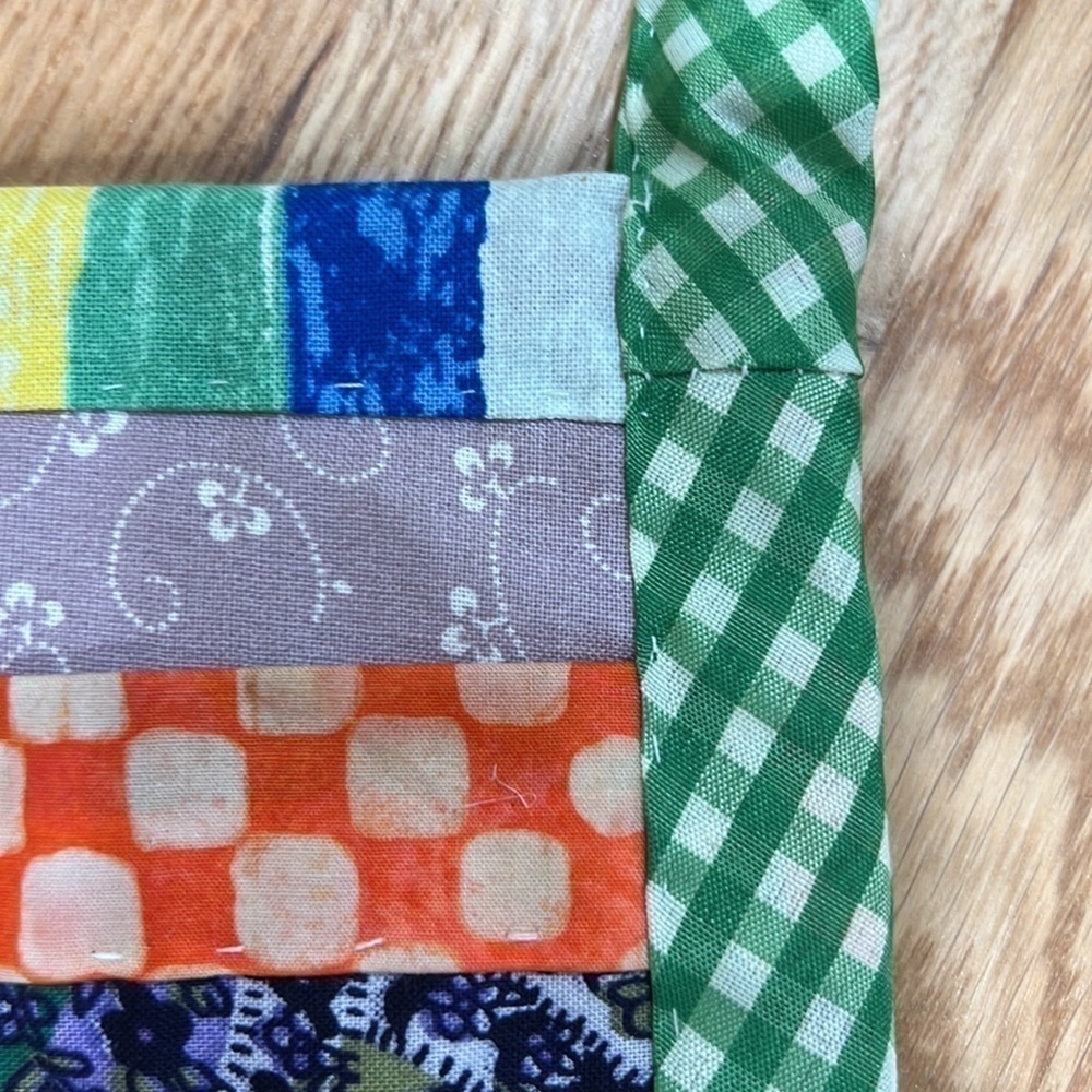 HANDMADE Mixed Pattern Bag - Picture 4 of 9